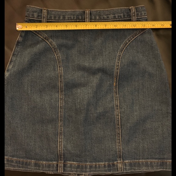 Pilcro & the LetterPress button up denim skirt - Picture 4 of 4